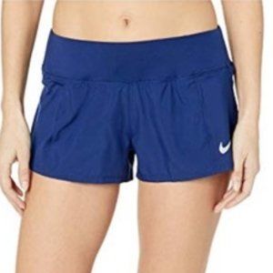 Nike Crew  Dri Fit Blue 3 inch Running Shorts M